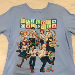 My hero academia teen shirt